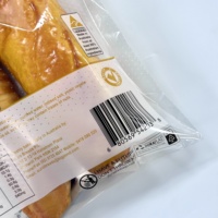 Sac en fil micro-perforé OPP de qualité alimentaire avec trous de ventilation transparents, pochette d'emballage pour le stockage du pain, des fruits et des légumes