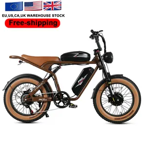 Ready to ship USA warehouse 2000W M20-III dual batteries dual motors mountain bike electric fat ebike