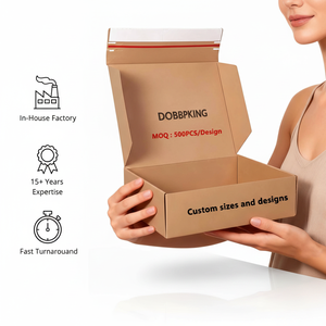 Caja <span class=keywords><strong>de</strong></span> Cartón Corrugado Reciclable para Embalaje con Logo Personalizado Impreso para Envíos y Mudanzas <span class=keywords><strong>de</strong></span> Pequeñas Empresas - Product Image 1