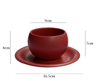 Europäisches Porzellan Eiförmiges Latte-Art Tassen- und Untertassen-Set Langlebige Kommerzielle Teetassen & Untertassen - TRESUN Marke für Hochzeiten