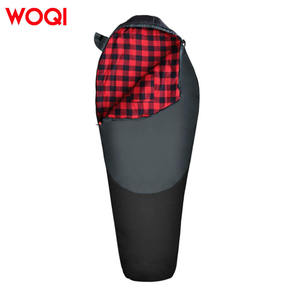 Sac de couchage Woqi Mummy 1,3 kg, coque en nylon respirante, pour adulte, camping par temps froid, randonnée, voyage - Product Image 2