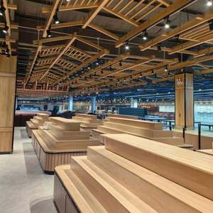 Meubles commerciaux modernes pour la décoration intérieure, vitrine à pain en bois durable et comptoir de salon de thé pour centre commercial et hôtel - Product Image 4