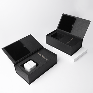 Wholesale Customized <b>Box</b>-in-<b>box</b> <b>Book</b>-Shape Jewelry <b>Box</b> Rings Earrings Pendants <b>Box</b> Built-in Jewelry <b>Box</b> for Wedding Engagements - Product Image 5