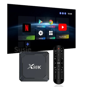 Boîtier TV Android X98K Android 13 Rockchip RK3528 4 Go de RAM WiFi6 BT5.0 <span class=keywords><strong>Streaming</strong></span> 4K Smart OTT avec Ethernet Gigabit - Product Image 1
