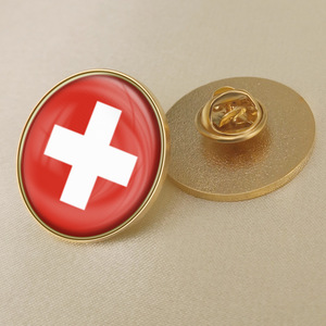 Insigne en cristal époxy pour drapeau <span class=keywords><strong>suisse</strong></span> Épingles pour drapeau du monde - Product Image 2
