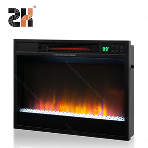 Ventas directas de fábrica de chimenea electrónica de calefacción de inserción de <span class=keywords><strong>cama</strong></span> de carbono de cristal de 23 pulgadas con efecto de llama 3D - Product Image 2