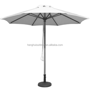 Parasols de parasol en aluminium de qualité commerciale pour café restaurant imprimé de logo coloré personnalisé - Product Image 4
