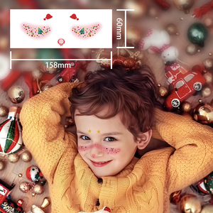 20 New <strong>Children</strong> Adult Face Makeup <strong>Tattoo</strong> Stickers Cute Waterproof Skin Friendly Powder Blusher Temporary <strong>Tattoo</strong> Stickers - Product Image 1