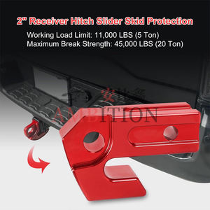 Protection de glissière de remorquage de 2 po pour <span class=keywords><strong>attelage</strong></span> de remorquage, compatible avec les anneaux en D de 3/4 po ou les manilles souples pour le remorquage et le récupération de véhicules - Product Image 5