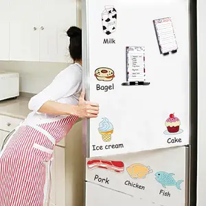 Factory Direct Sale Magnetic Attraction Erasable To Do List Notepad Fridge Grocery Shopping Magnetic Sticker Notepad