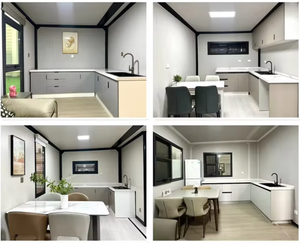 Villa con struttura in acciaio a punta casa contenitore Design moderno casa Mobile all'aperto casa abitata case prefabbricate - Product Image 6