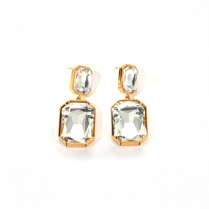 Pendientes de Cristal PND202404-191, Accesorio Elegante y Lujoso para Mujer - Product Image 2