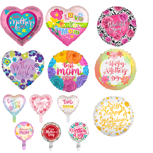Palloncini Rotondi CYmylar da 10 e 18 Pollici con Scritta in Inglese 'Happy Mother's Day' per Decorazioni Floreali <span class=keywords><strong>della</strong></span> <span class=keywords><strong>Festa</strong></span> <span class=keywords><strong>della</strong></span> <span class=keywords><strong>Mamma</strong></span> - Product Image 1