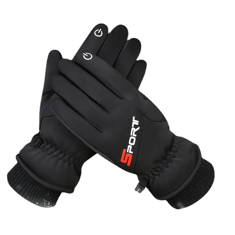 Găng Tay Trượt Tuyết Mùa Đông Ấm Áp MenWomen Dày Windproof Không Thấm Nước Màn Hình Cảm Ứng Găng Tay Găng Tay