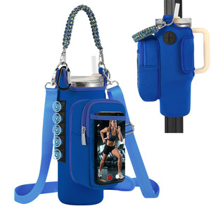 Sac bandoulière portable magnétique avec poche pour bouteille, sac de sport magnétique pour fitness, voyage, sport, pochette de rangement - Product Image 1