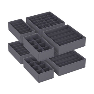 Vietnam factory customization <b>Black</b> Fabric <b>Storage</b> Container Collapsible <b>Drawer</b> Organizers for Clothing Sales Accept - Product Image 1