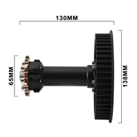 Kit de conversion de poulie de courroie pour l'ensemble moyeu central de moto électrique SURRON X/S, compatible Coiled Dragon & Gentle Bee (Chine)