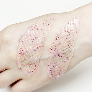 Patchs Hydrogel Anti-Âge au Collagène et aux Feuilles de Glitter Violettes, Hydratants, Anti-<span class=keywords><strong>Cernes</strong></span> et Anti-Poches, à Base d'Algues et d'Herbes, Marque Privée - Product Image 5