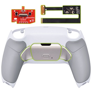 EXtremeRate Remappable Rise 2.0 Remap Kit With Rubberized <b>Grips</b> Back Shell Metal K1 K2 Buttons for PS5 <b>Controller</b> - Product Image 1