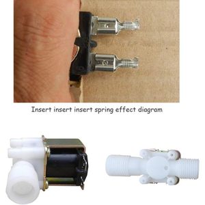 Ximimark 2 pièces électrovannes électriques en plastique 1/2 pouce pour l'entrée d'eau, normalement fermées, DC 12V 24V pour machine à laver - Product Image 4