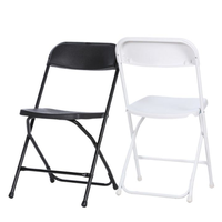 Vente en gros de tables pliantes en plastique de haute qualité de 6 pieds pour événements chaise pliante en plastique pour l'extérieur