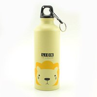 Bouteille d'eau en aluminium personnalisée HZ 500 ml, bouteille de sport pour l'extérieur, sublimation, Botella Aluminio
