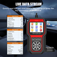 Escáner OBD2 Ultra Profesional, Herramienta de Diagnóstico Mecánico, Lector de Códigos, Pantalla a Color de 2.8 Pulgadas, Diagnóstico de Luz de Advertencia del Motor, 1 Año de Garantía
