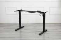 Bureau de jeu ergonomique à moteur unique Ada Electric, réglable en hauteur, pour ordinateur portable et ordinateur de bureau