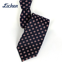 7 Falten Sie 5-fach Männer Seide Jacquard Krawatte passend zu Shirts