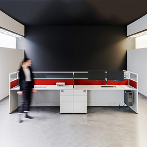 Panneaux Acoustiques Diviseurs Modernes, Cloisons Modulaires de Bureau, Isolation Phonique Flexible et Personnalisable pour Espaces de Travail Ouverts - Product Image 2