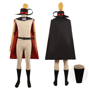 2024 Costume da Gatto in Stivali 2COS Abbigliamento Stile Gatto Eroe Mantello Cosplay Lupo della Morte per Bambini/Adulti Disponibile - Product Image 2