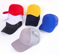 Gorra Trucker de Malla de 5 Paneles con Bordado Personalizado de Alta Calidad, MOQ Bajo, para Ciclismo y Actividades al Aire Libre