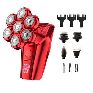 CITICITY Professional Men's 5 in 1 Detachable Head Bald <b>Shaver</b> IPX7 Waterproof 7D Rechargeable Electric <b>Shaver</b> for Household - Product Image 1