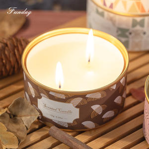 Bougies parfumées <span class=keywords><strong>en</strong></span> gros, créatives, <span class=keywords><strong>en</strong></span> cire végétale, dans un pot <span class=keywords><strong>en</strong></span> céramique, pour décoration intérieure, sans fumée, faites à la main, parfumées, Noël - Product Image 1