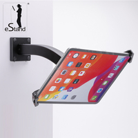 Soporte de pared con bloqueo EStand para tabletas Android de 8, 9, 10, 10.5, 11, 11.5, 12, 13 pulgadas, para biblioteca, hotel, escritorio, con abrazadera de seguridad.