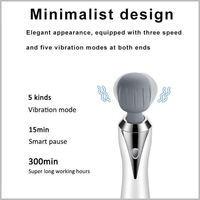 MINI marteau de massage vibrant bâton de massage vibrant à main masseur étanche pour la taille, les épaules et le col utérin