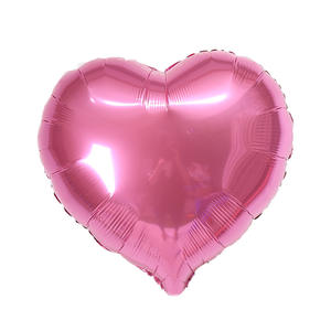 Parti malzemeleri 5 inç/10 inç/18 inç kalp şeklinde Mylar balon stokta birden fazla renk folyo balon - Product Image 3