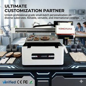 Professional 6090 UV Flatbed Printer for Commercial Signage Trophy Acrylic Metal <b>Printing</b> 3D Relief Varnish <b>Machine</b> Industrial S - Product Image 3