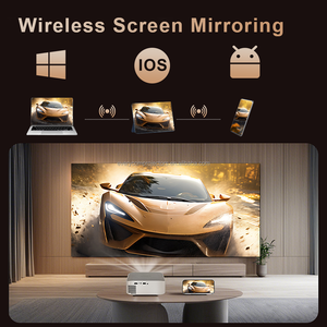 Taşınabilir açık film projektör 4K Full HD 1080P <span class=keywords><strong>WiFi</strong></span> <span class=keywords><strong>Bluetooth</strong></span> akıllı Mini projektör 4k Mini Proyector akıllı Android projektör - Product Image 4