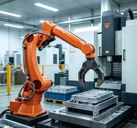 Bras robotisé industriel à 6 axes QJAR QJR25-1800G, haute rigidité, charge utile de 25 kg, portée de 1831,2 mm, précision élevée de 0,03 mm