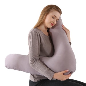 Oreiller de <span class=keywords><strong>grossesse</strong></span> <span class=keywords><strong>en</strong></span> coton <span class=keywords><strong>en</strong></span> forme de V pour femmes enceintes, <span class=keywords><strong>coussin</strong></span> de soutien pour le corps - Product Image 5