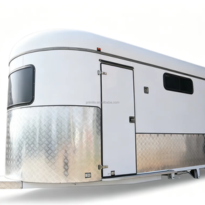 Remorque de transport pour 2 chevaux, à chargement par le haut, avec tête ronde, conforme aux normes australiennes, pour chevaux de course - Product Image 2