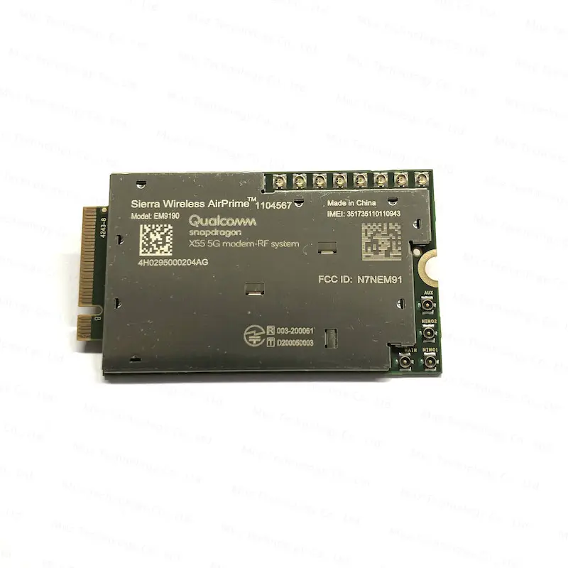 EM9291 SIERRA 5G NR Sub-6 4G LTE Cat-20 IOTモジュールEM9291EM9191モジュールEM9190と互換性があります