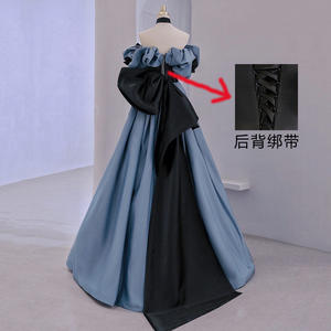 Elegante Quinceanera-Kleider mit Schleife, schulterfrei, Cut-Out-Abendkleider, Prinzessinnenkleider, Vestido für den Abschlussball, Übergröße, individuell anpassbar - Product Image 4