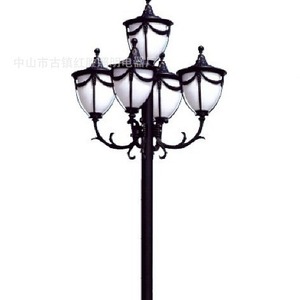 Traditional European Cast Iron Garden Lamp <b>Led</b> <b>Light</b> Source A19 Semi Flush Mount Outdoor Lighting - Product Image 2