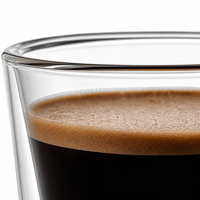 Tasse à café double paroi en verre borosilicate, verres à latte sans anse – Nouveauté très demandée