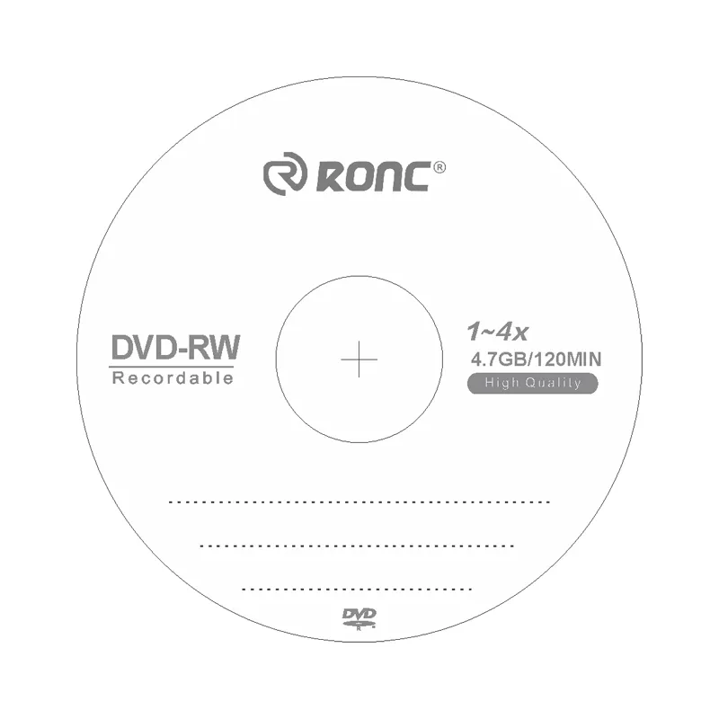 Dvd externe 2022 bonne qualité A +, 16x DVD externe rw, 4.7 go, disque imprimable, dessus blanc