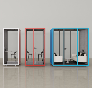 Cabina Acústica de Oficina con Muebles <span class=keywords><strong>para</strong></span> Reuniones Tranquilas y Privadas, Insonorizada <span class=keywords><strong>para</strong></span> Voces Humanas, Compartimento <span class=keywords><strong>para</strong></span> Teléfono - Product Image 3