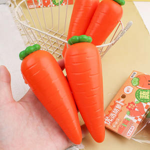 Mini Zanahoria Kawaii, Squishy Aromático de Subida Lenta, Juguete Antiestrés, Juguete de Comida para Niños, Juguete Sensorial - Product Image 5