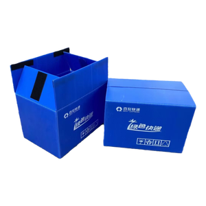 Nhà máy bền giá tốt nhất <span class=keywords><strong>PP</strong></span> Poly hộp carton có thể gập lại sóng nhựa vận chuyển trường hợp doanh thu di chuyển thùng - Product Image 2
